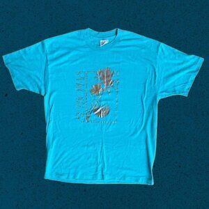 Vintage tourist t shirt st Thomas island teal men’s XL single stitch 80s Hanes